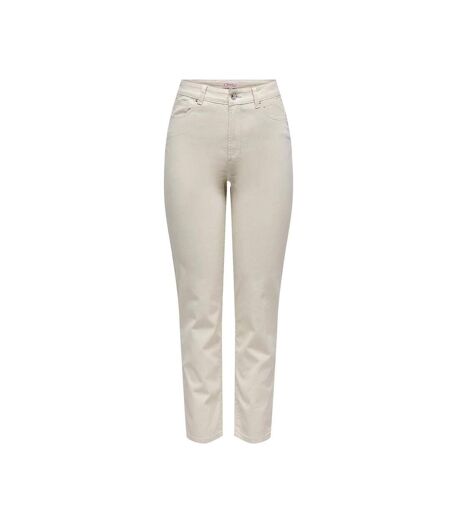 Jean Slim Beige Femme Only Lelma - W26-L32