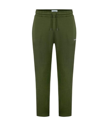 Mens Fleece Joggers Green Camo Firetrap