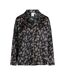 Haut De Pyjama Motif/style Imprimé Feuille Josephine Femme Noir CCDK Copenhagen-2