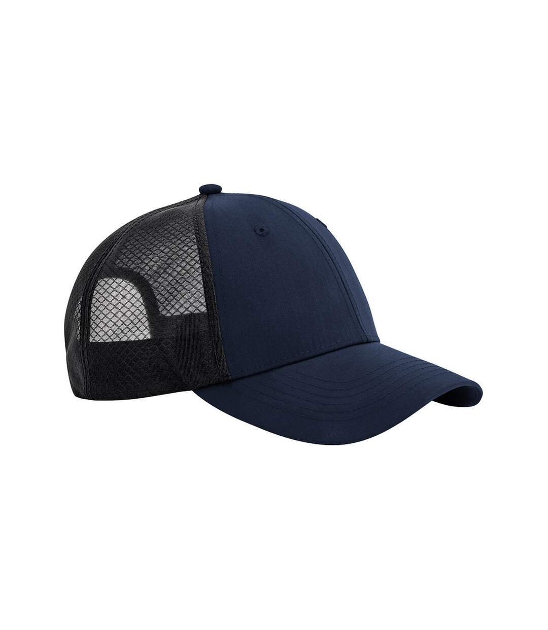 Casquette trucker technical bleu marine / noir Beechfield-1