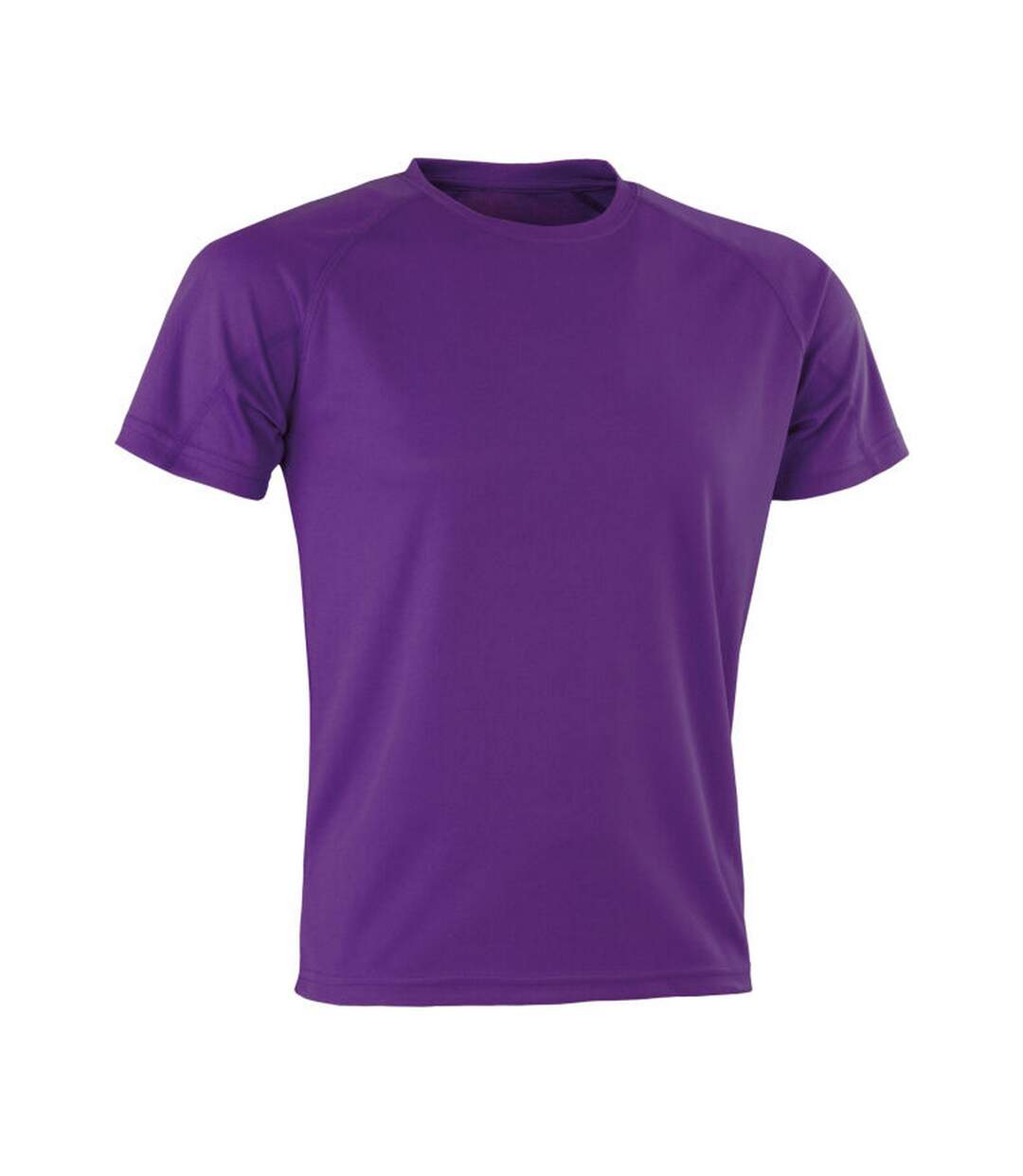 Mens impact aircool t-shirt purple Spiro