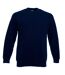 Sweatshirt Homme Bleu Marine Profond Fruit Of The Loom-2