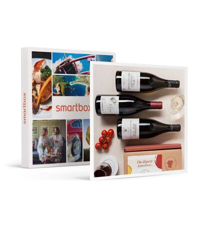 Abonnement de 6 mois : 3 grands vins par mois et livret de dégustation - SMARTBOX - Coffret Cadeau Gastronomie