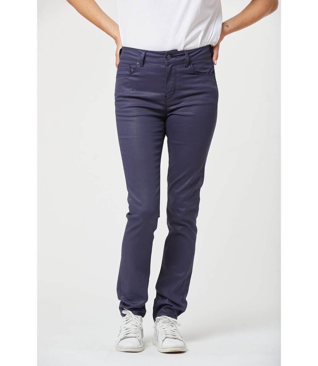 Jeans LC135 Navy Coatted-1