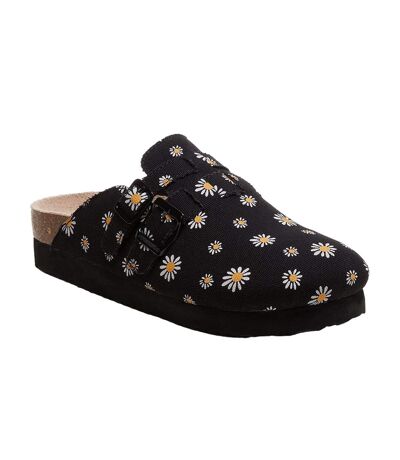 Womens/ladies abel plus dixie daisy mules black Rocket Dog