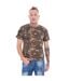 T-shirts Motif/style Camouflage Homme Marron Jaune Gris Keanu-1