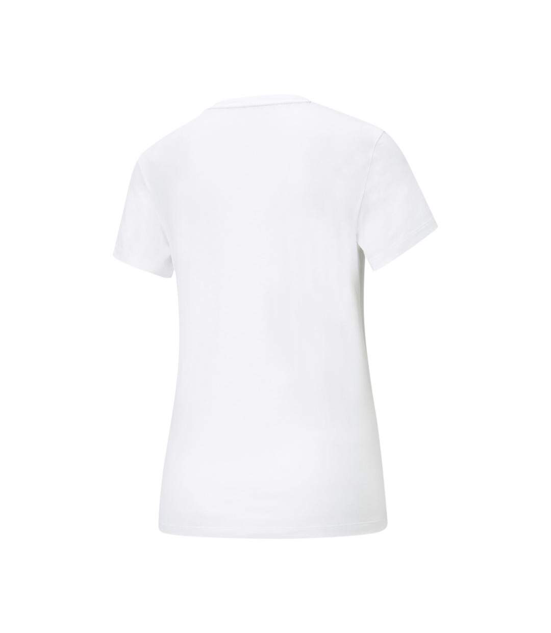 T-shirt Blanc Femme  Puma Logo 586774-02 - M