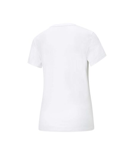 T-shirt Blanc Femme  Puma Logo 586774-02 - M