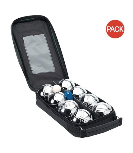 Pack of 11  Chrome boules set  one size black/silver grey Carta Sport