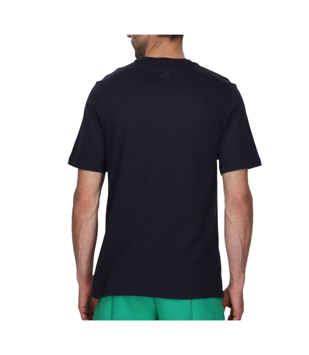 T-shirt noir/bleu homme adidas ic9354-2