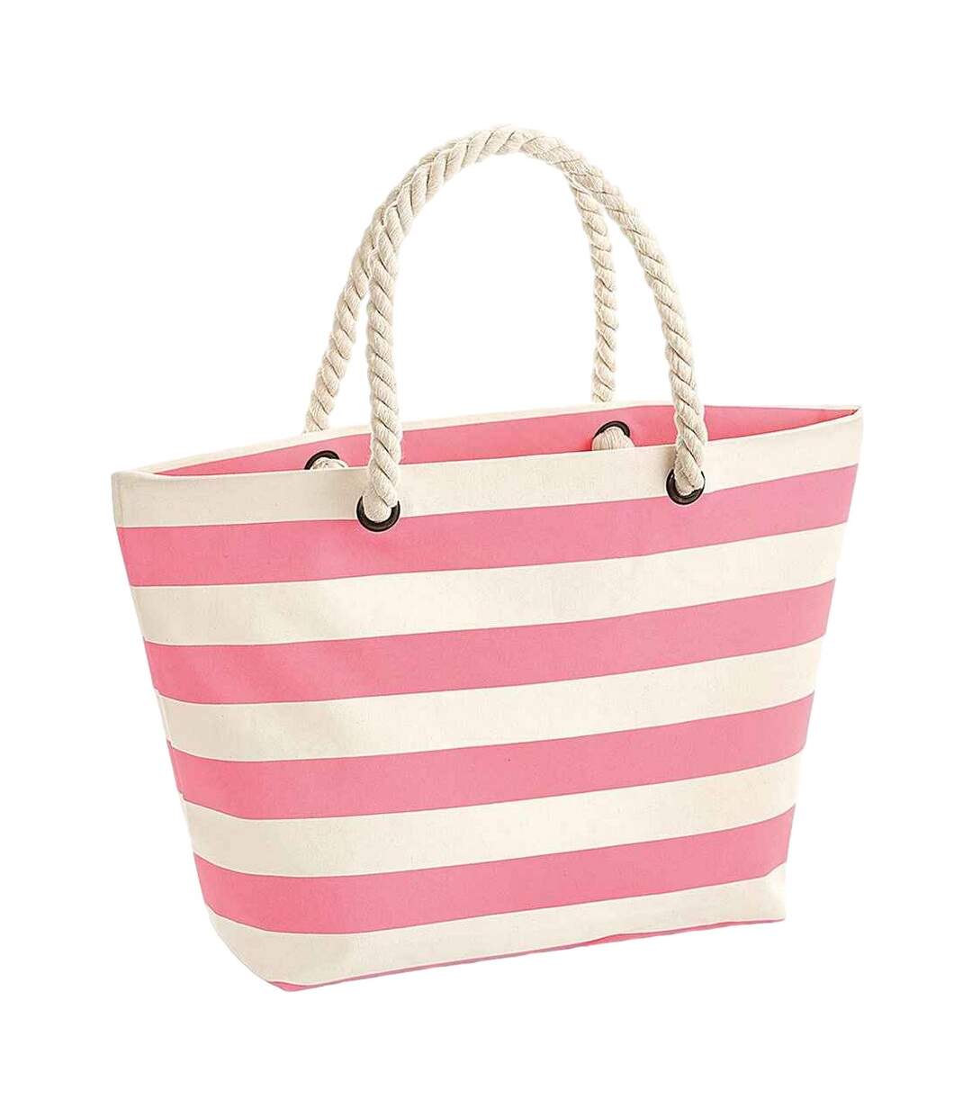 Tote Bag Nautical Taille Unique Beige Pâle Rose Westford Mill-1