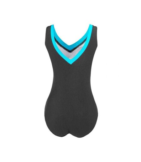 Maillot De Bain 1 Pièce Angie Femme Bleu Gris Crowell