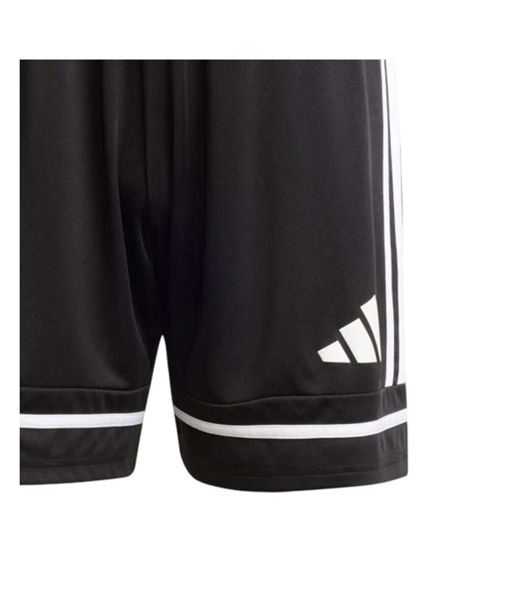 Short Motif/style Rayures Contrastées Squadra Homme Noir Adidas-4