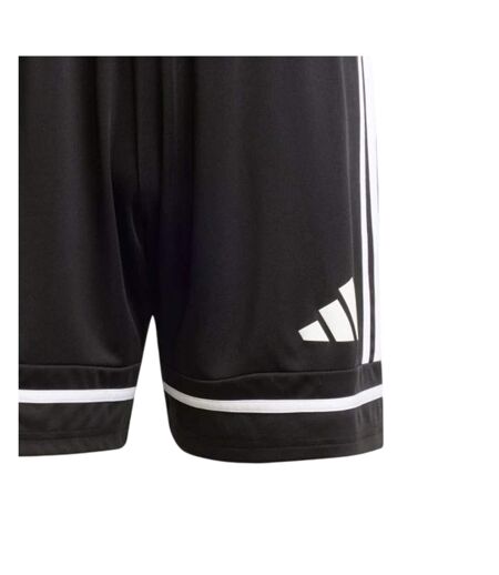 Short Motif/style Rayures Contrastées Squadra Homme Noir Adidas