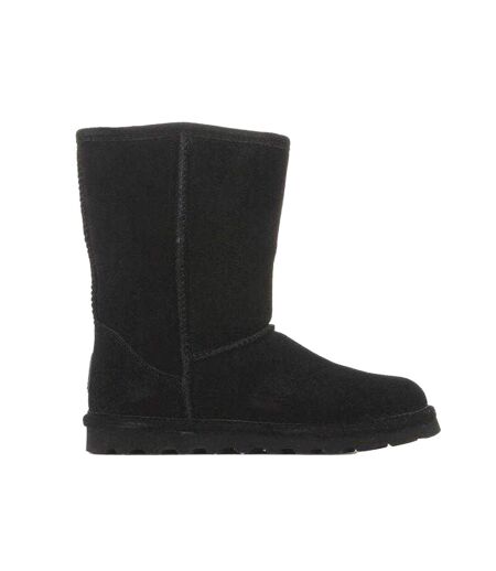 Après-skis Motif/style Court Elle Femme Noir Bearpaw