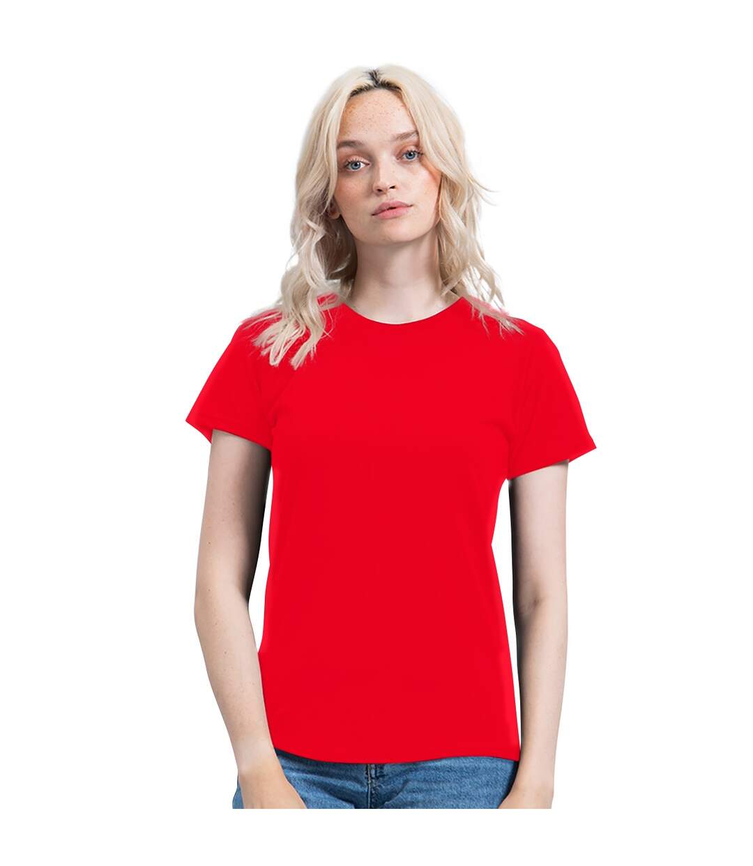 T-shirt essential femme rouge Mantis