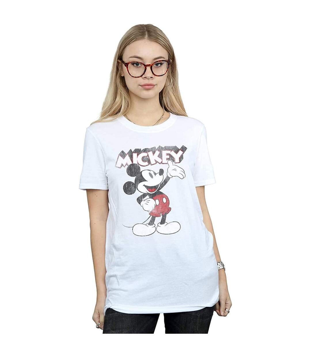 Disney - T-shirt PRESENTS - Femme (Blanc) - UTBI1103-2