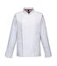 Portwest Mens C846 Pro Air-Mesh Long-Sleeved Chef Jacket (White)
