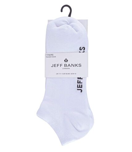 Jeff Banks - 7 Pk Mens Everyday Cotton Trainer Socks
