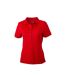 Polo micro-polyester FEMME JN574 - rouge