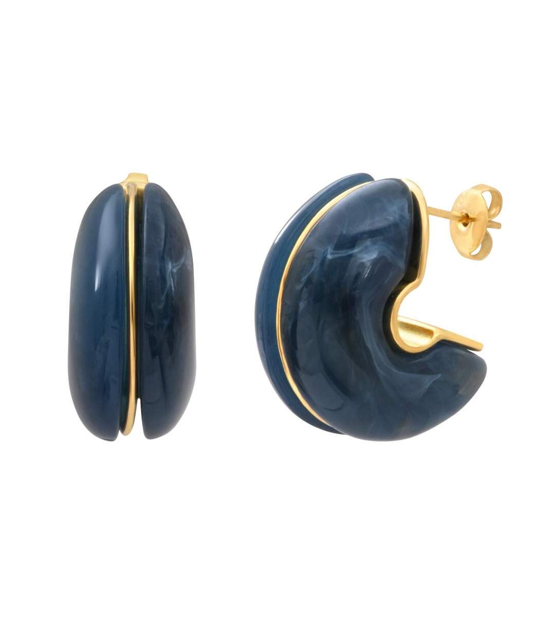 Boucles d'oreilles marine femme clio blue livia-1