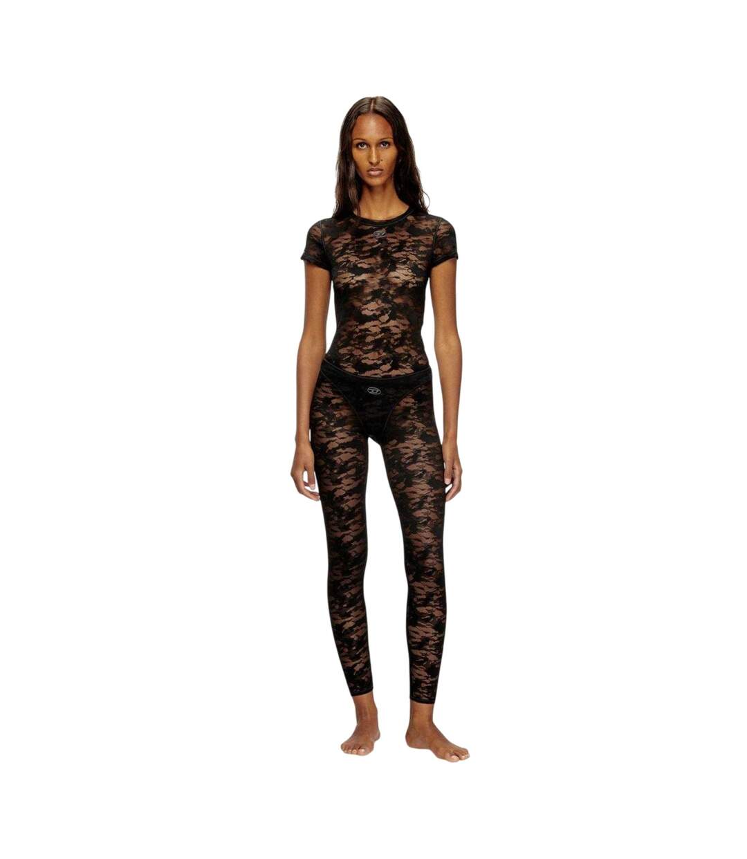 Legging Claire Femme Noir Diesel-1