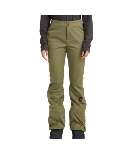 Pantalon de ski kaki femme o'neill blessed