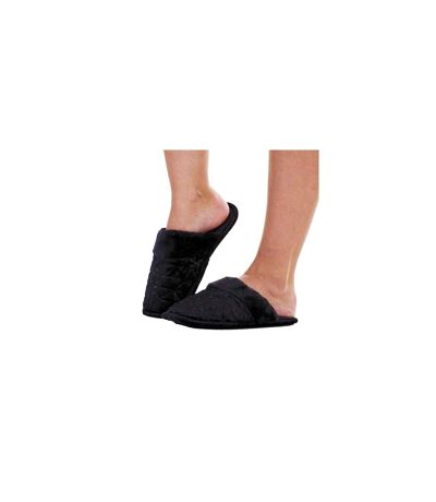 Chaussons Mules Femme Noir Keanu