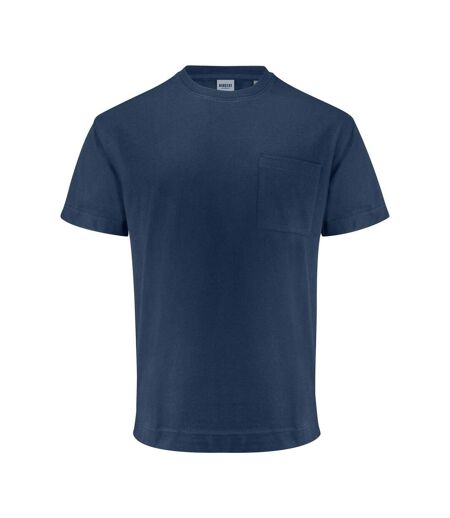 Unisex Adult Devons Pocket T-shirt Navy James Harvest