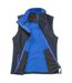 Womens/ladies Softshell Body Warmer Navy Royal Blue Result-1