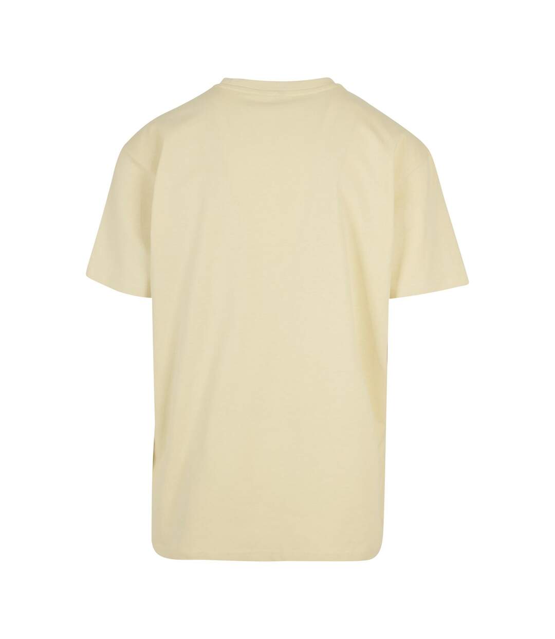 Mens Heavy Oversized T-shirt Soft Yellow Build Your Brand-2