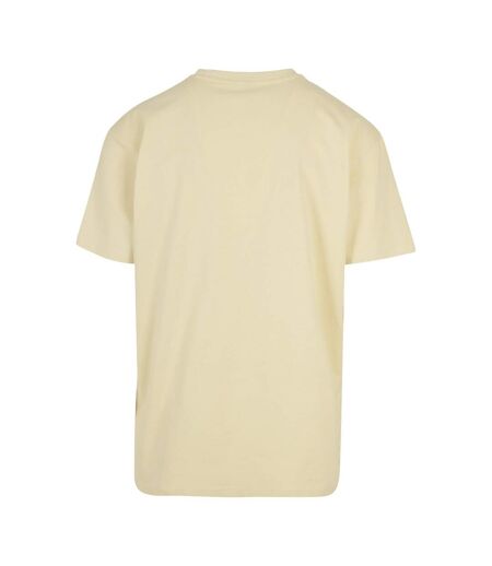 Mens Heavy Oversized T-shirt Soft Yellow Build Your Brand