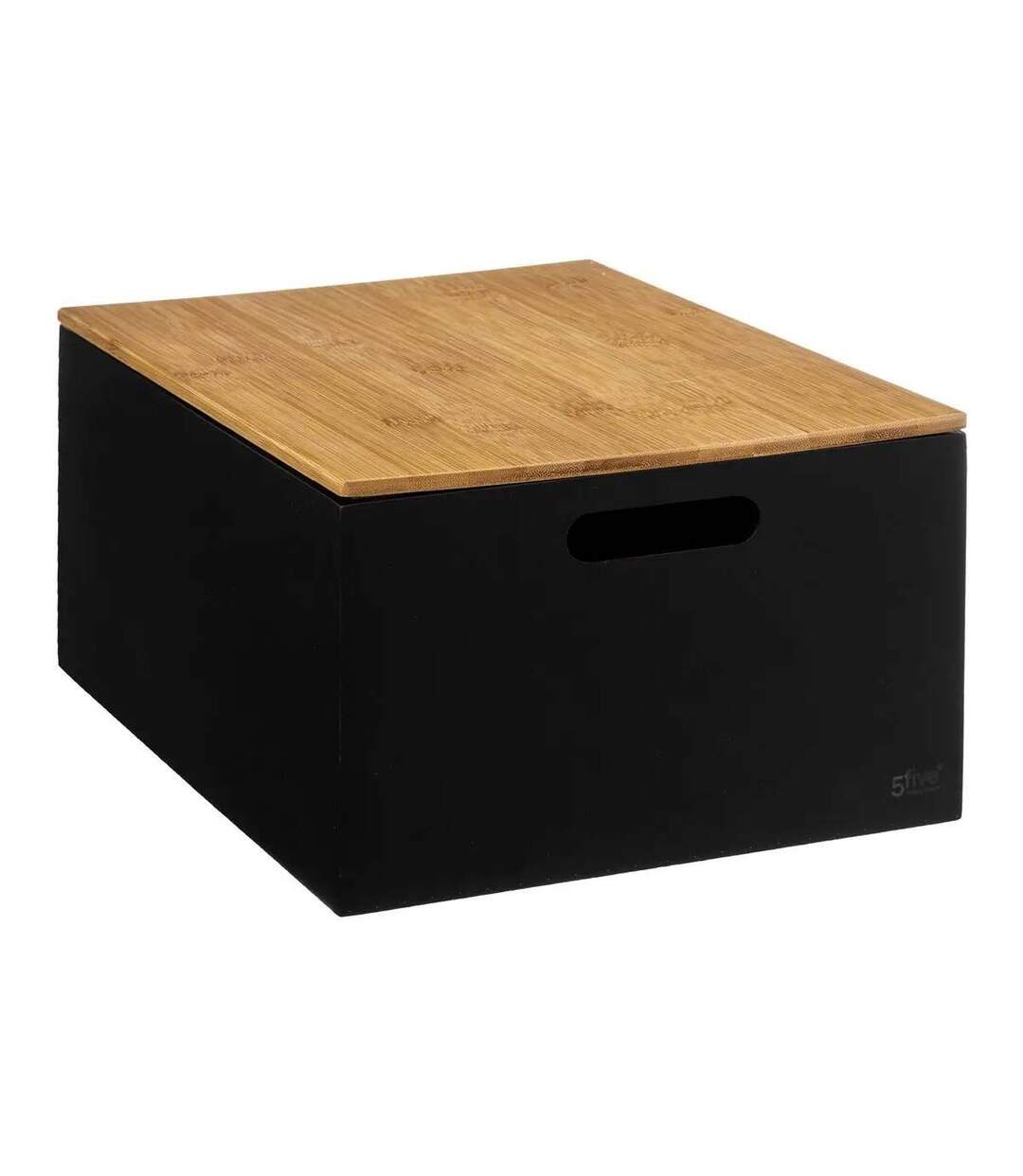 Lot de 3 Boîtes de Rangement Bava 34cm Noir-2