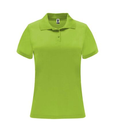 Roly Womens/Ladies Monzha Short-Sleeved Sports Polo Shirt (Lime/Lime Green) - UTPF4250