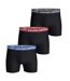 3 Pack Mens Cotton Stretch Boxers Soft Everyday Underwear Shorts-1