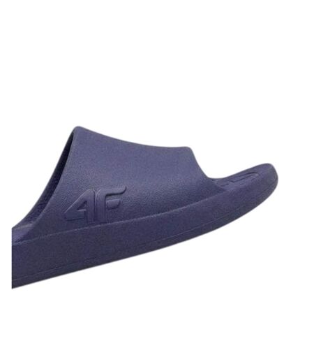 Mens Rubber Slides Navy Blue 4F
