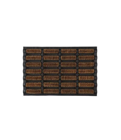 Paillasson Grattoir Adrian 40x60cm Marron & Noir