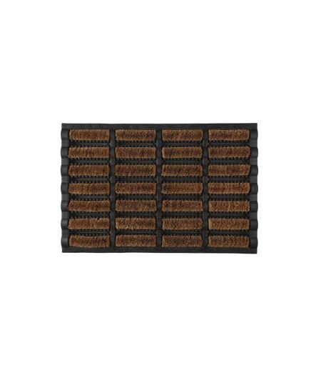 Paillasson Grattoir Adrian 40x60cm Marron & Noir