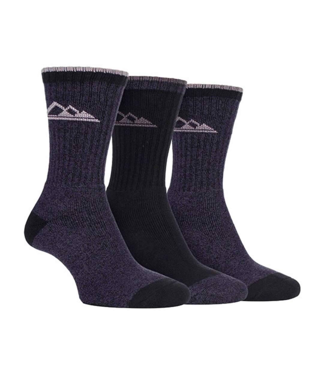 3 Pack Ladies Lightweight Hiking Socks with Arch Support-1