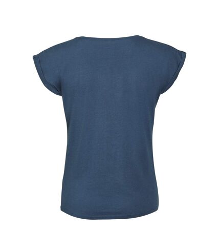 SOLS Womens/Ladies Melba Plain Short Sleeve T-Shirt (Denim) - UTPC2452