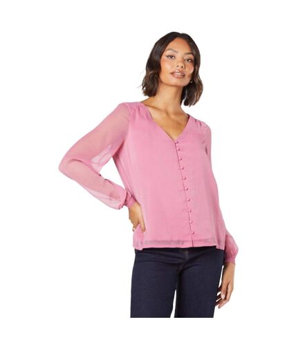 Blouse femme vieux rose Dorothy Perkins