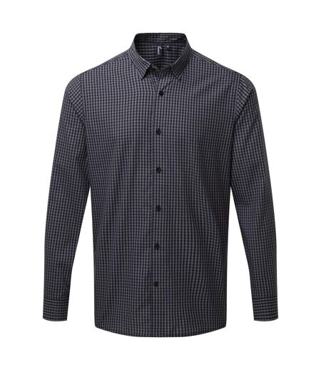 Chemise Maxton Homme Gris Acier Noir Premier