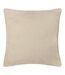 Furn Dawn Piping Detail Textured Throw Pillow Cover (Natural) (45cm x 45cm)