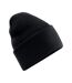 Bonnet À Revers Original Adulte Noir Beechfield-2