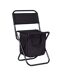Sit & drink folding chair one size black MidOcean-1
