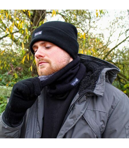 Mens Outdoor Thermal Knitted 40g 3M Thinsulate Lined Beanie Hat