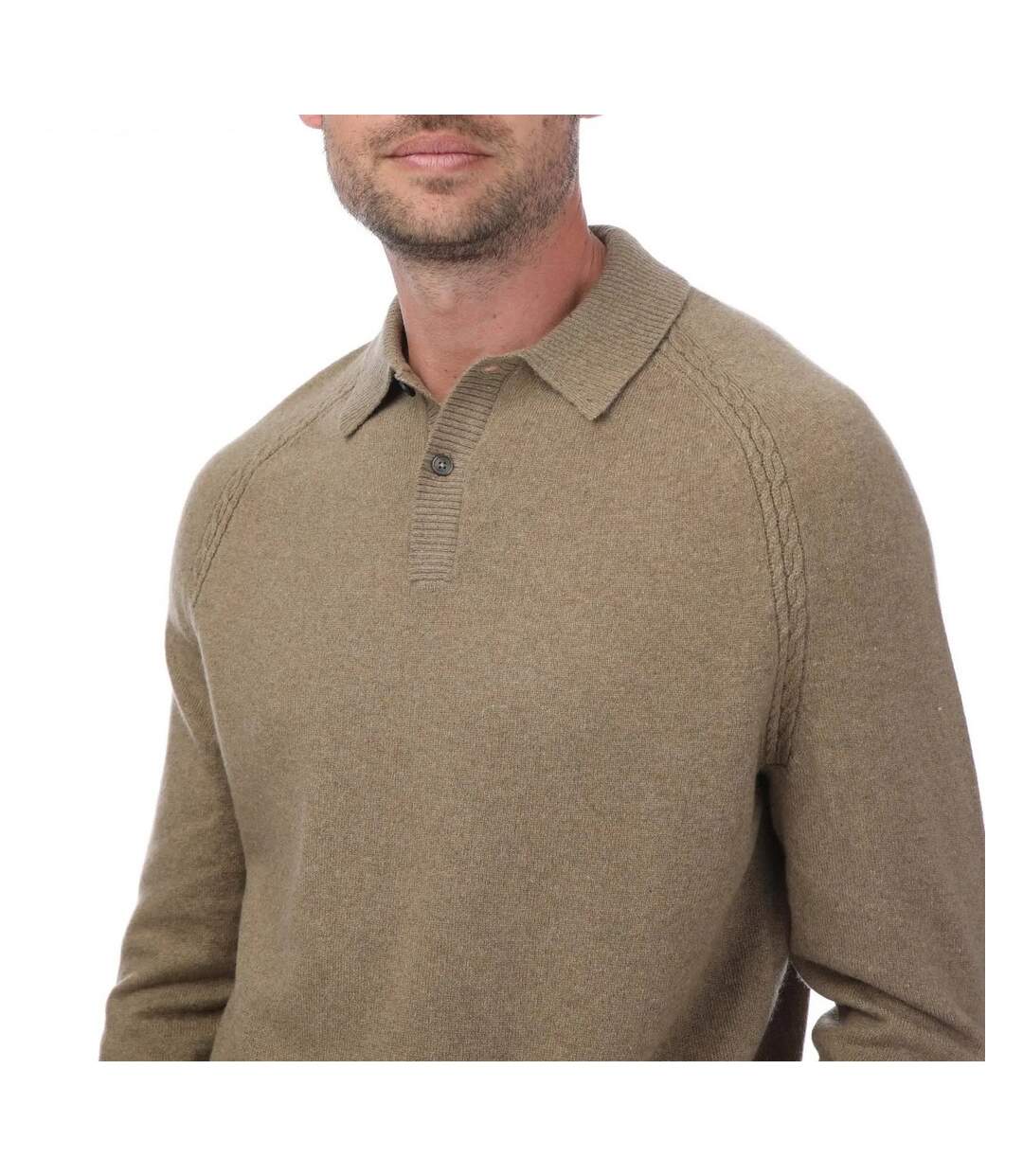 Polo karolt homme brun clair Ted Baker-3