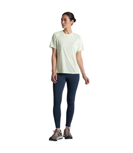 T-shirt Manches Courtes Motif/style Rayures Femme Vert Pâle Craghoppers