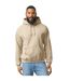 Mens hoodie sand Gildan-1