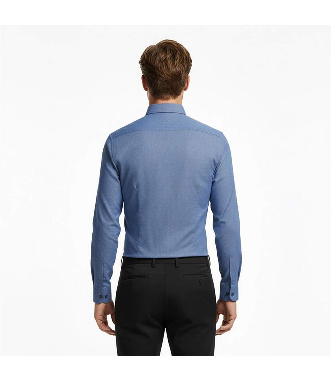 Chemise Habillée Hank S Homme Bleu Boss-4